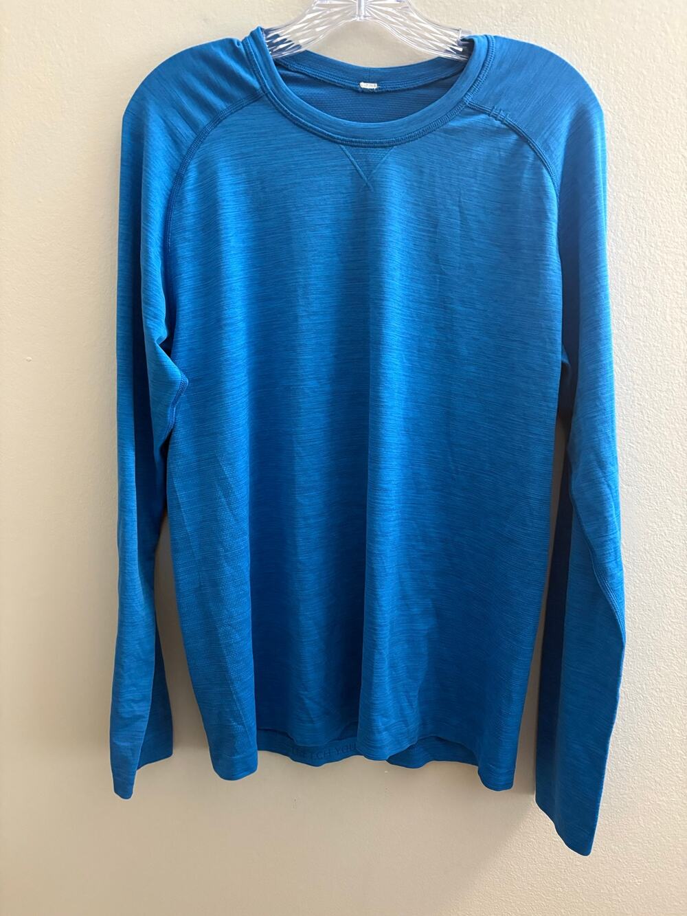Lululemon Metal Vent Tech Long Sleeve Shirt Blue Heathered Men's Size M